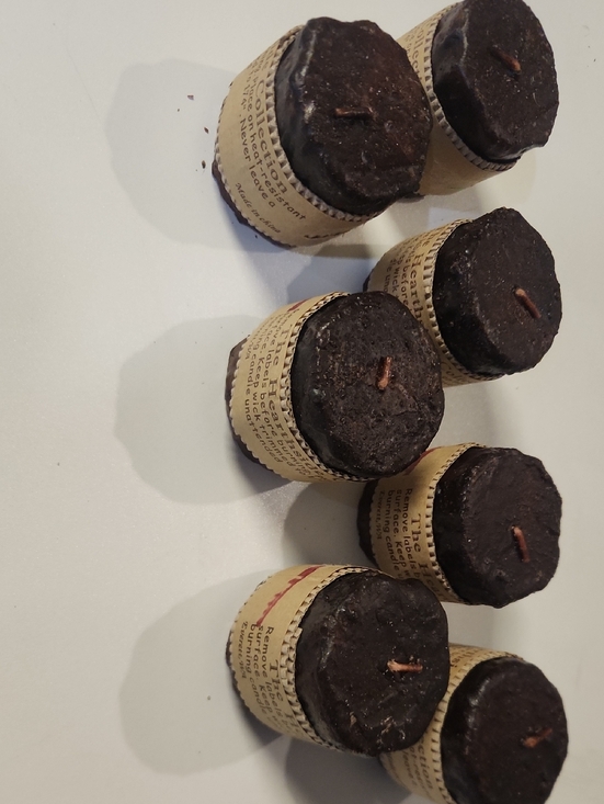 the hearthside collection Other - Handmade Brown Scented Tea Light Candles - Pack of 6